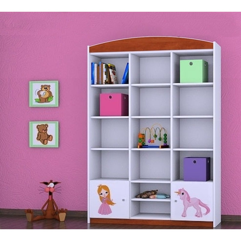 Meredith 183cm H X 132cm W Kids Cube, Brown