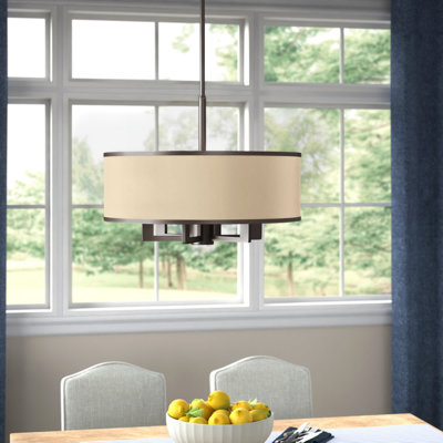 Berthine 7 - Light Dimmable Drum Chandelier