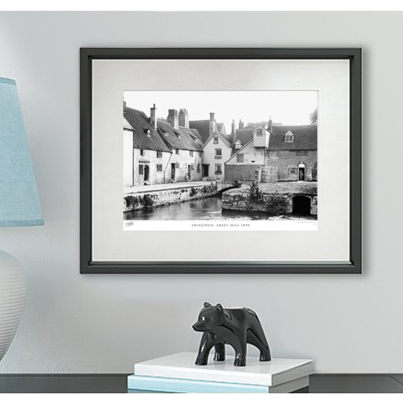 Abingdon, Abbey Mill 1890 by Francis Frith - Single Picture Frame Print, 45cm H x 60cm W x 2.3cm D
