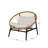Elinor Steel Outdoor Lounge Chair,Cushions Included