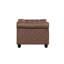 Fauteuil en lin touffeté 39 po-49414258