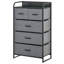 Commode verticale en métal avec 5 tiroirs
