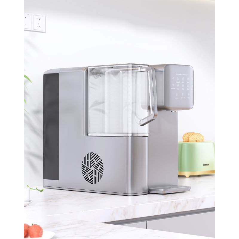 Countertop Water Filter For Tap & Drinking Water with RO Filtration System,Portable Water Purifier,Adjustable Temperature,Grey