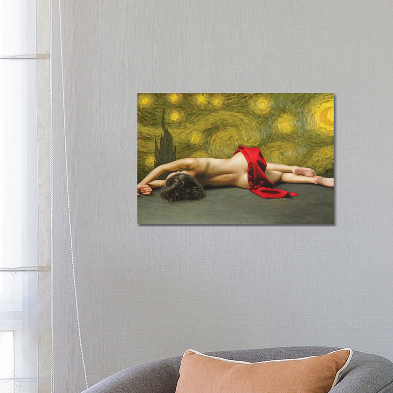 «The Starry Night» par Omar Ortiz - impression sur toile tendue, H 18 po x l 26 po x P 1,5 po