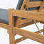 Chaise longue d'extérieur en bois