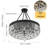 9-Light Modern Large Crystal Chandelier Semi Flush Mount Round Light Fixture Ceiling Lamp Farmhouse For Dining Living Room Foyer Bedroom, Bulbs Not Included-1604978400