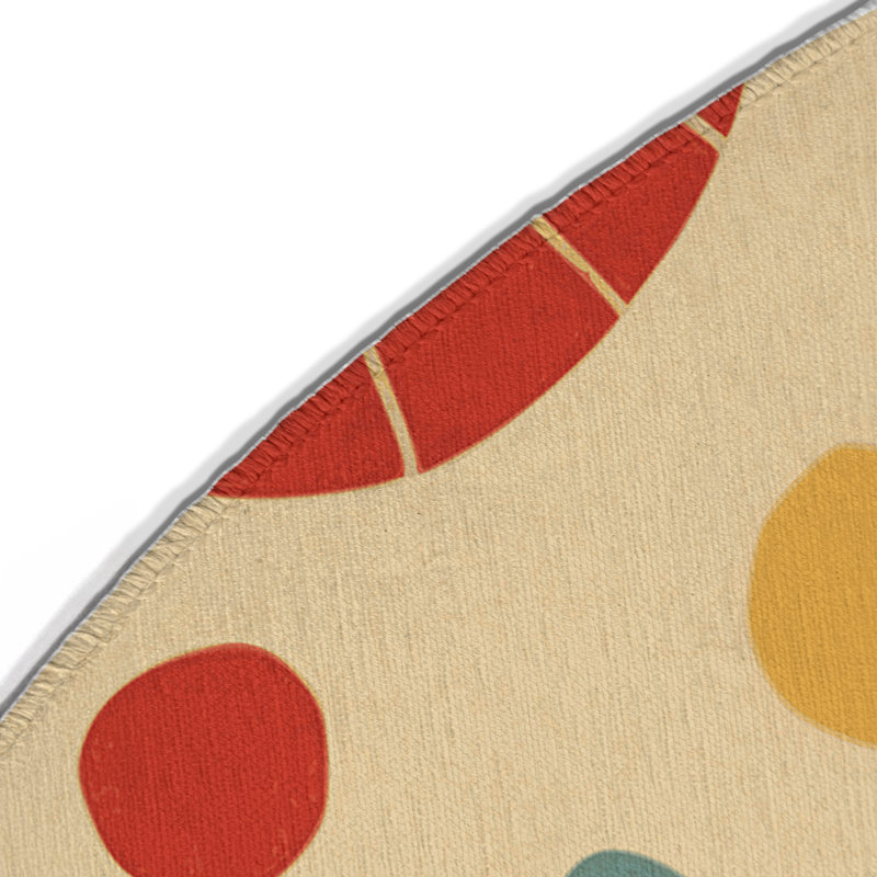 Vibrant Spark Indoor And Outdoor Area Rug, Round 5'