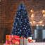  Arbre de Noël avec 600 lumières DEL blanches, 2486 pointes d'arbre artificiel PE + PVC-890094841