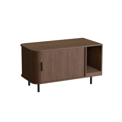 Cat Litter Box Enclosure With Cat Scratch Pad