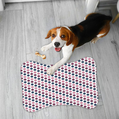 Tapis rose en os rose - 1 pièce