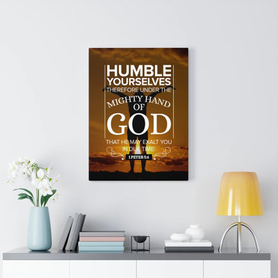Mighty Hand Of God 1 - Wrapped Canvas Print