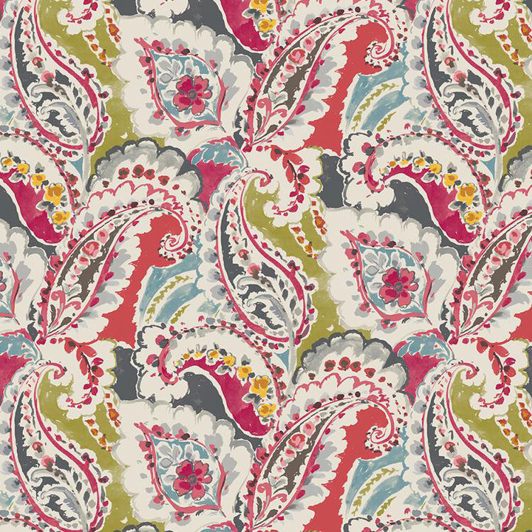Paisley Fabric, Pink