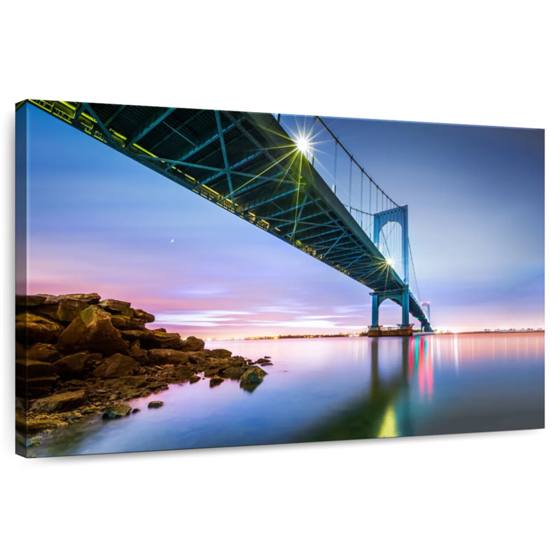 Lilie Whitestone Bridge At Dusk