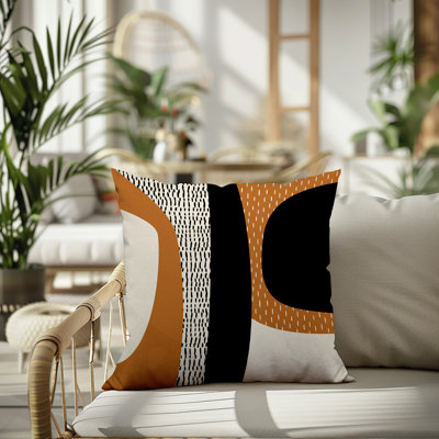 Pia Minimalist Reversible Indoor/Outdoor Square Pillow