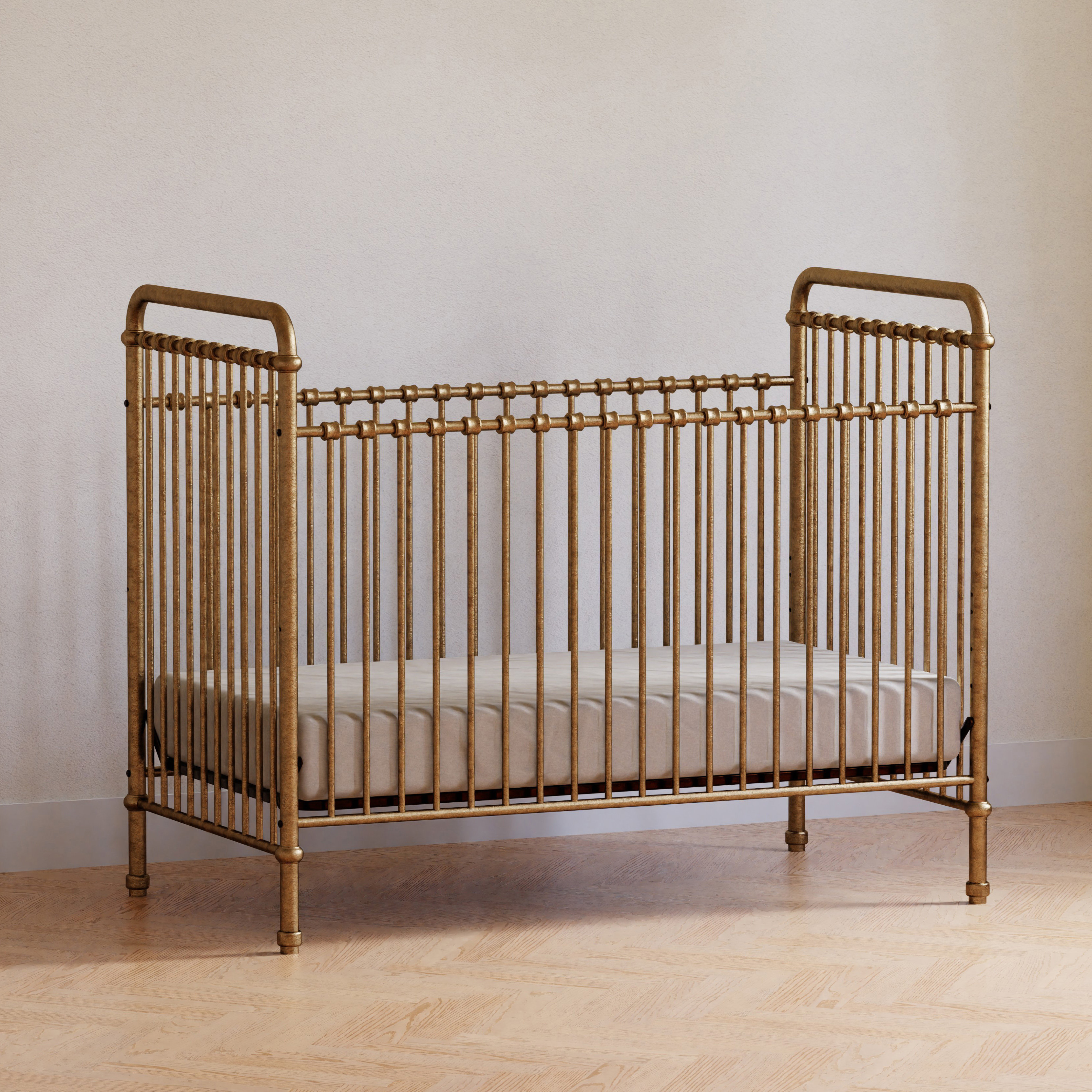 Bronze metal clearance crib