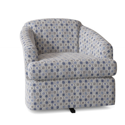 Cass Upholstered Swivel Armchair