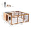 Thoughtfully Crafted Rabbit Hutch for Small Pets, Ensuring Comfort and Play-1013612528