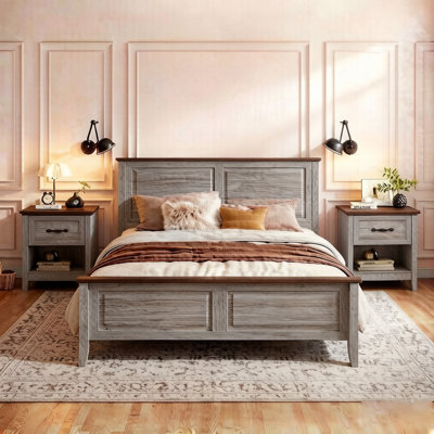 Bridgeport 2 Nightstand For Bedroom With Charging Station