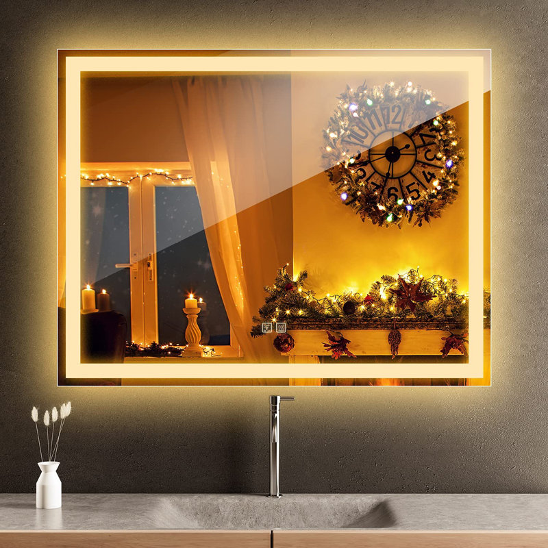 Flat LED Wall Mirror