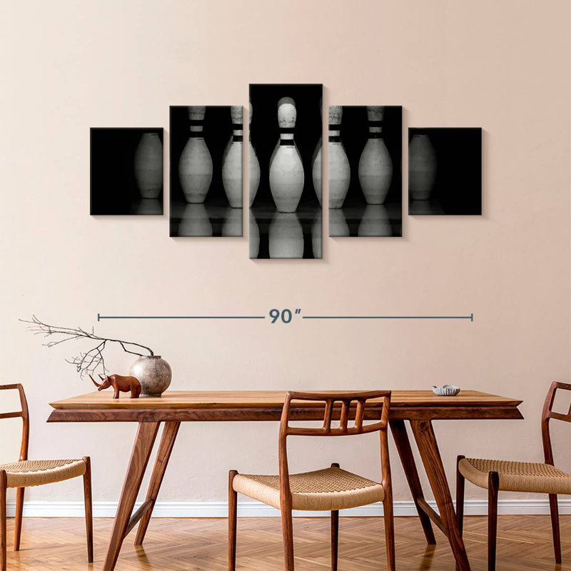 'Bowling Pins Reflection, 42" H x 92" W