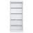 Tall Wood Bookcase with light strip and Adjustable Shelves-1073399828-1040772004