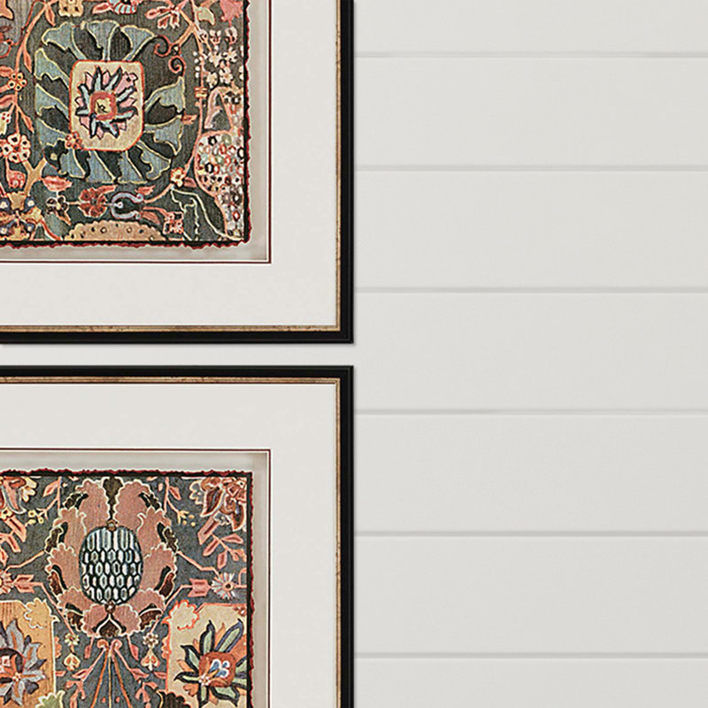 «Persian Carpet», ensemble de 4 impressions encadrées