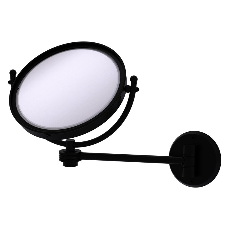 Miroir grossissant et contemporain Benbrook, Noir mat
