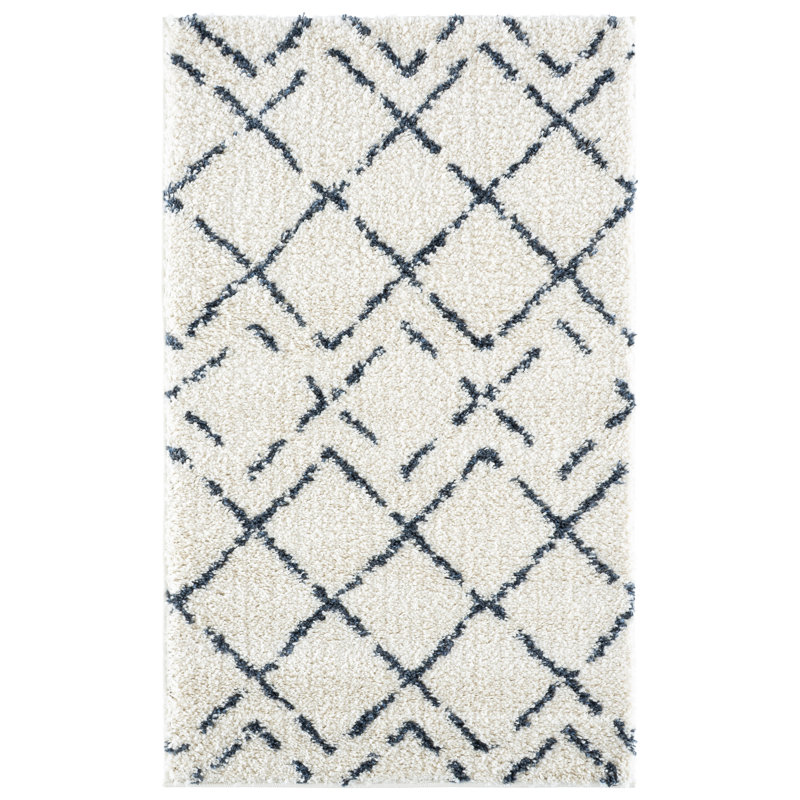 Arizona Shag Performance Abstract Indoor Rug, Rectangle 3'2" x 5'