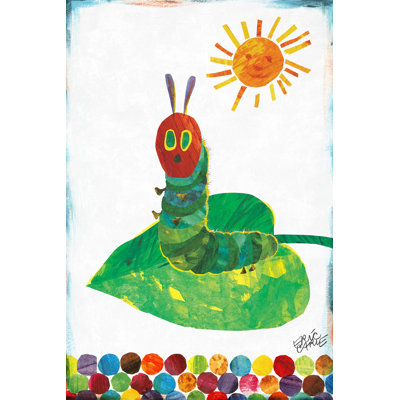 Sunning Caterpillar II Print on Wrapped Canvas