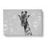 Giraffe Through The Bubbles - Wrapped Canvas-55366375
