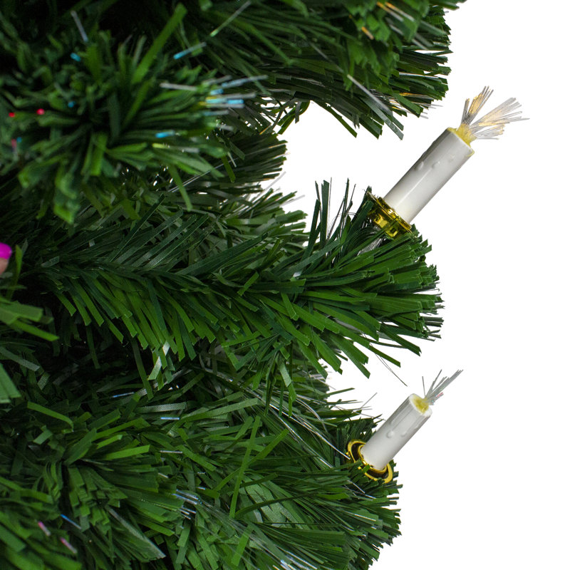 Arbre de Noël artificiel moyen en pot 3 pi avec bougies - lumières multicolores
