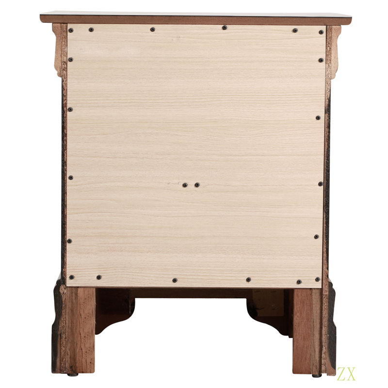 Table de chevet Louisphillipe, Brun