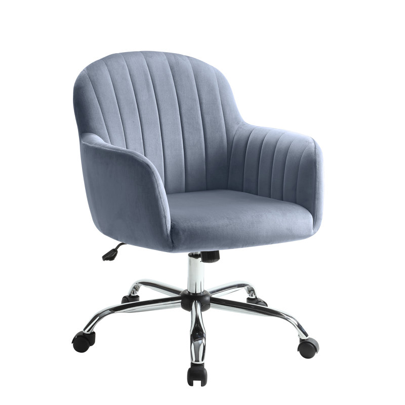 Alizia Polyester Blend Executive Chair, Gray