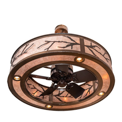 Ventilateur de plafond 30 po avec ensemble d'éclairage Jamela