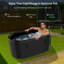 Baignoire gonflable froide pour la récupération