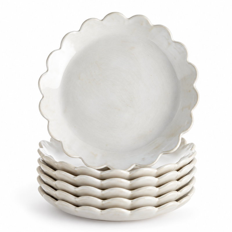 Plateau rond Maddie Dentelle, Green