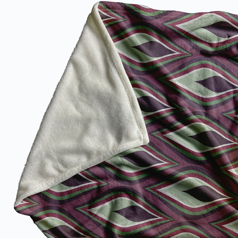 Honora Plain Weave / Muslin Throw Blanket, Purple