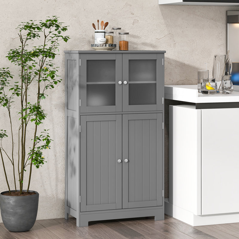Freestanding Bathroom Cabinet, Grey