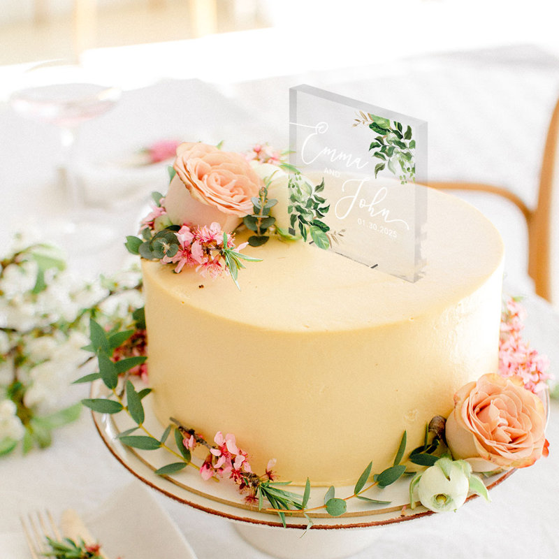Acrylic Cake Topper