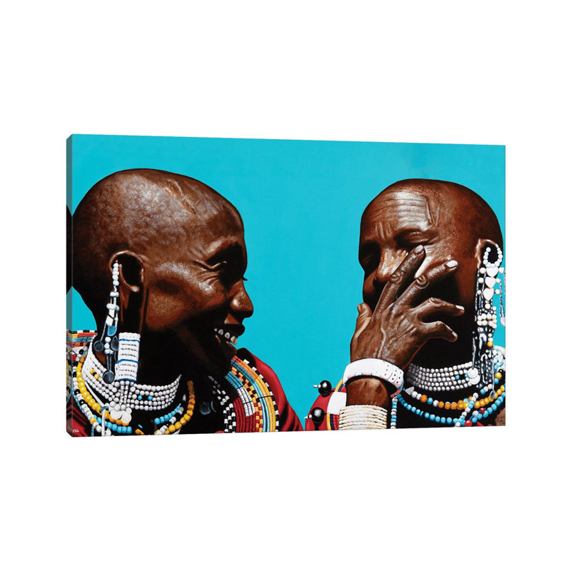 Soul Sisters by Christian Beijer - Print on Canvas, Wrapped Canvas, 30.48cm H x 45.72cm W x 1.91cm D