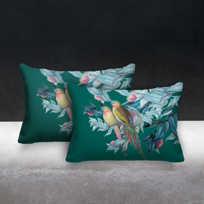 No Decorative Addition Outdoor Reversible Throw Pillow
