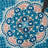 Floral Blue Outdoor Area Rug-57939629