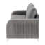 Canapé 79 po Wenona, velours gris-566578399