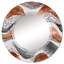 Motif ondulé de style géométrique naturel I - miroir mural moderne-1642727819