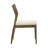 Upholstered Seat Dining Chair With Solid Wood Legs, Hollowed Back Side Chair For Dining Room/Kitchen-1234240040