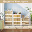 Grands bacs de rangement empilables avec couvercles-111089989