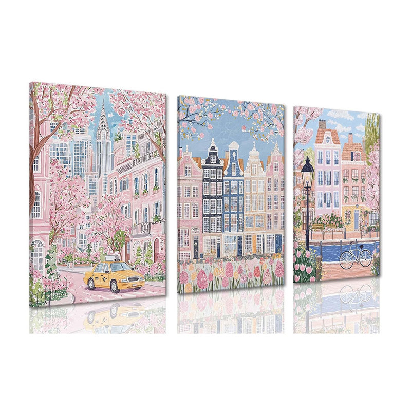 3 Piece Wrapped Canvas Print
