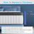 12"/14” Medium-Firm Hybrid Mattress Infused with Cooling Gel Memory Foam – Certified to CertiPUR-US, OEKO-TEX and SGS Standards-676129755-676129756
