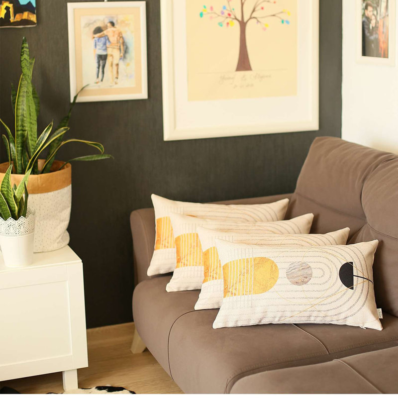 Housses de coussin en jacquard Boho-Chic