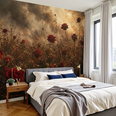 Papier peint adhésif auto-adhésif moderne pour la chambre à coucher Peel and Stick L 69 "x l 96"